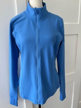 90 Degree by Reflex Rib Academy Full Zip Yoga Jacket | Size Large